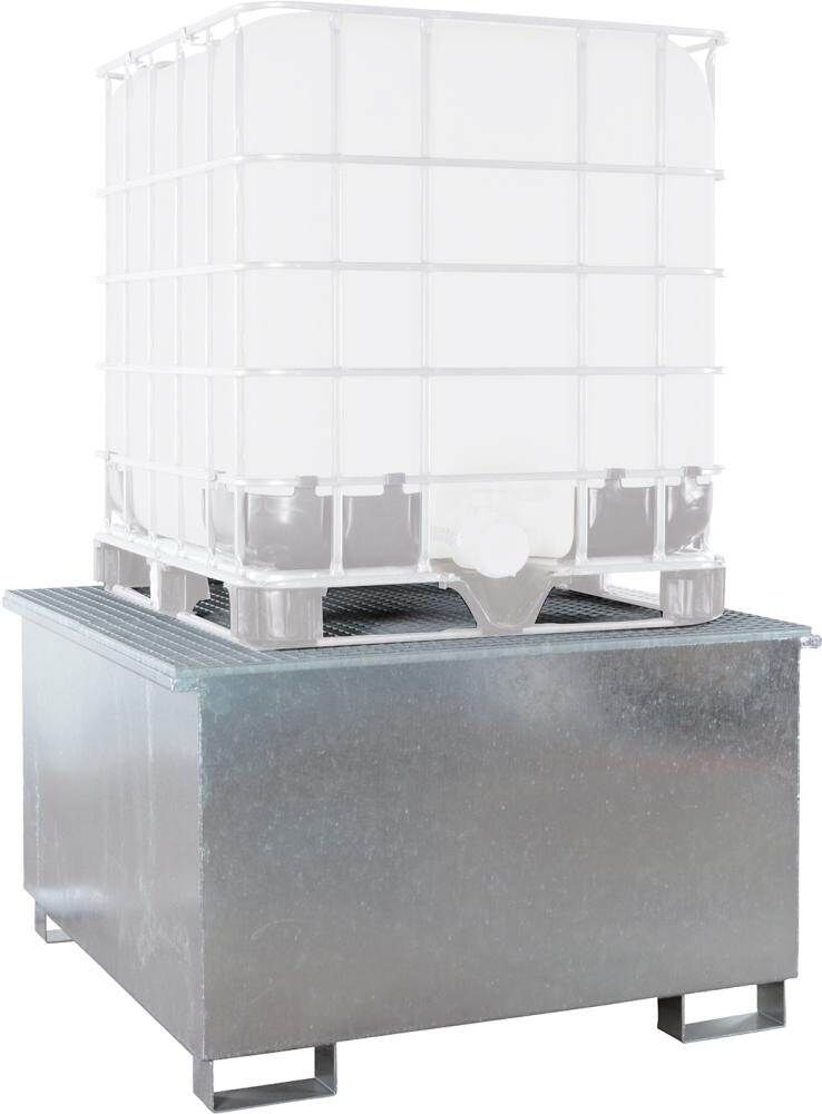 Lacont Großraumauffangwanne verzinkt 1300 x 1360 x 795 mm Produktbild Lacont Großraumauffangwanne verzinkt 1300 x 1360 x 795 mm