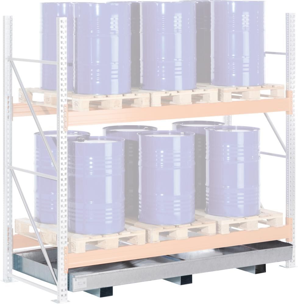 Lacont Regalwanne für Palettenregale WSR B Auffangvolumen 360 Liter Produktbild Lacont Regalwanne für Palettenregale WSR B Auffangvolumen 360 Liter