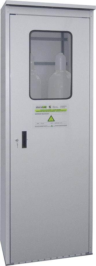 Lacont Druckgasflaschenschrank TRG 700 mit Glasausschnitt Produktbild Lacont Druckgasflaschenschrank TRG 700 mit Glasausschnitt