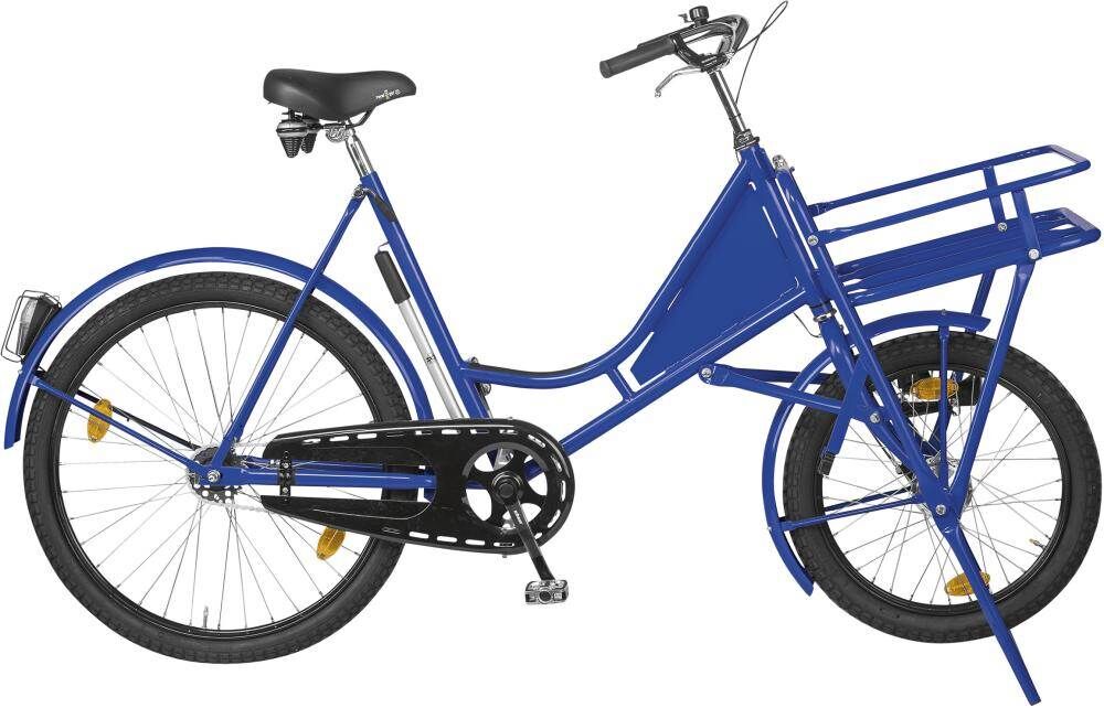 Lindner Lastenfahrrad Classic blau Schaltung mit Beleuchtung und Lastenträger Produktbild Lindner Lastenfahrrad Classic blau Schaltung mit Beleuchtung und Lastenträger
