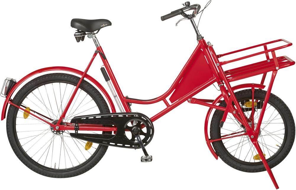 Lindner Lastenfahrrad Classic rot mit Beleuchtung und Lastenträger 50kg Produktbild Lindner Lastenfahrrad Classic rot mit Beleuchtung und Lastenträger 50kg