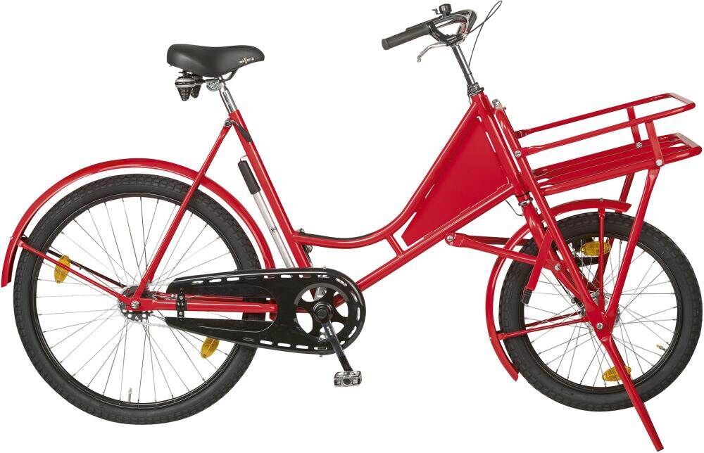 Lindner Lastenfahrrad Classic rot mit Lastenträger 50kg Produktbild Lindner Lastenfahrrad Classic rot mit Lastenträger 50kg