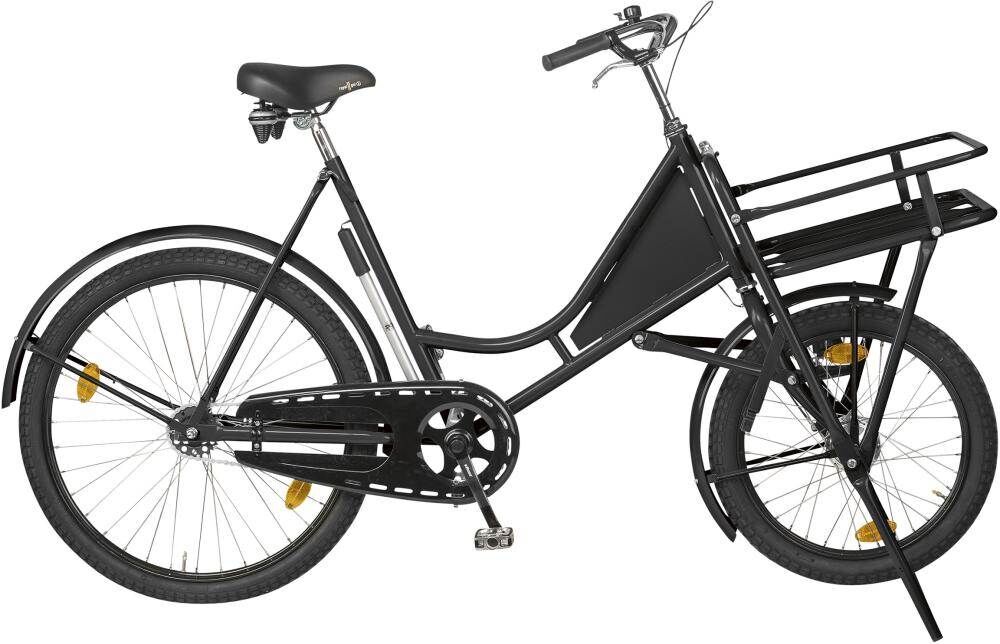 Lindner Lastenfahrrad Classic schwarz mit Lastenträger 50kg Produktbild Lindner Lastenfahrrad Classic schwarz mit Lastenträger 50kg