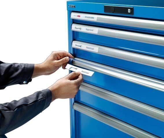 Lista Beschriftungsreiter 47x18 VPE20 schwarz Produktbild Lista Beschriftungsreiter 47x18 VPE20 schwarz bild 4