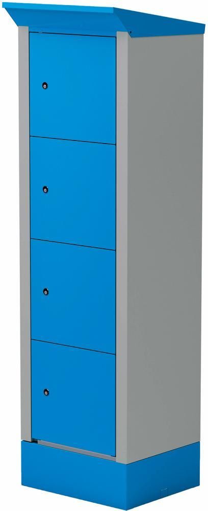 Lista E-Bike-Ladestation Münzpfandschloss Safe-O- Mat 600 x 500 x 2095 / 2000 mm Produktbild Lista E-Bike-Ladestation Münzpfandschloss Safe-O- Mat 600 x 500 x 2095 / 2000 mm