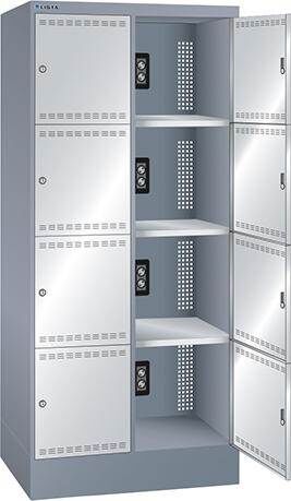 Lista Akku Ladeschrank Fächer 810 x 585 x 1790 mm 2 x 4 Fächer Produktbild Lista Akku Ladeschrank Fächer 810 x 585 x 1790 mm 2 x 4 Fächer