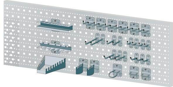 Lista Lochplattenhaken für Werkbänke Set 12 teilig Produktbild Lista Lochplattenhaken für Werkbänke Set 12 teilig
