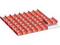 Lista Mulden Set Schubladen Einteilung für Fronthöhe 50mm 16 Teile 40 Wände Produktbild Lista Mulden Set Schubladen Einteilung für Fronthöhe 50mm 16 Teile 40 Wände