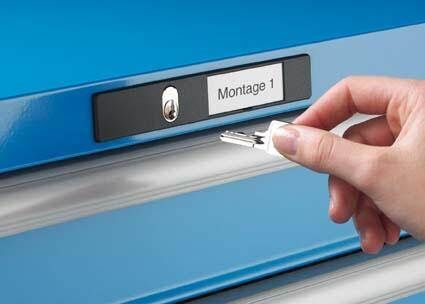 Lista Schubladenschrank grau H850 mit 4 Schubladen Produktbild Lista Schubladenschrank grau H850 mit 4 Schubladen bild 4