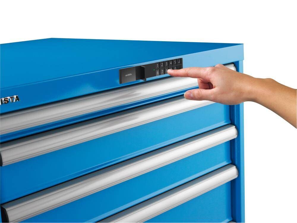 Lista Schubladenschrank grau H850 mit 4 Schubladen Produktbild Lista Schubladenschrank grau H850 mit 4 Schubladen bild 5