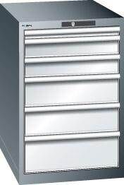 Lista Schubladenschrank lichtgrau Höhe 850mm 6 Schublade Produktbild Lista Schubladenschrank lichtgrau Höhe 850mm 6 Schublade bild 1