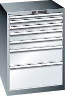 Lista Schubladenschrank Höhe 1000 mm mit 7 Schubladen Produktbild Lista Schubladenschrank Höhe 1000 mm mit 7 Schubladen