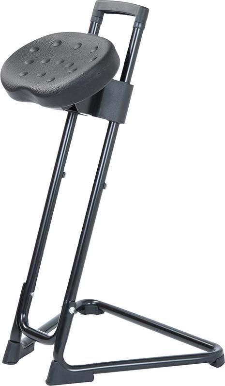 Lotz ESD-Stehhilfe schwarz Sitzhöhenverstellung 600 – 850 mm Lotz ESD-Stehhilfe schwarz Sitzhöhenverstellung 600 – 850 mm