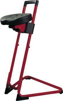 Lotz Stehhilfe Modell 3600 Stahlrohr rot Sitzhöhenverstellung 600 – 850 mm Produktbild Lotz Stehhilfe Modell 3600 Stahlrohr rot Sitzhöhenverstellung 600 – 850 mm