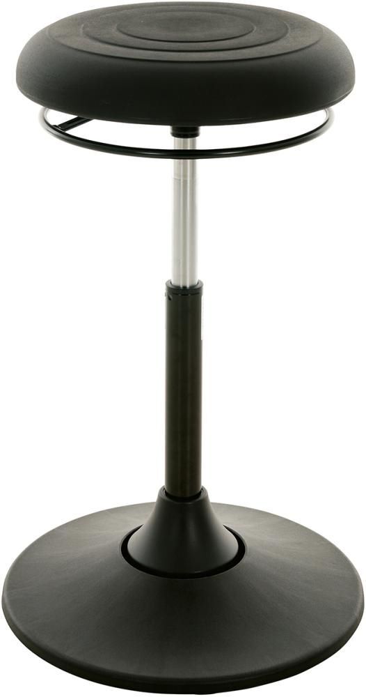 Lotz Drehhocker Serie 11134 schwarz für Personen bis 110 kg Lotz Drehhocker Serie 11134 schwarz für Personen bis 110 kg