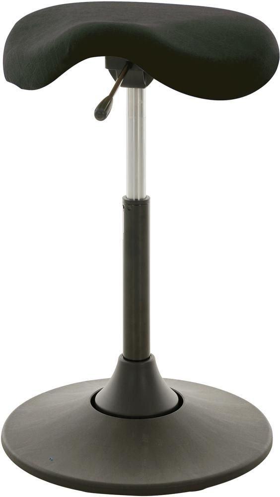 Lotz Drehhocker Serie 11134 Kunstleder schwarz Sitzhöhenverstellung 510 – 700 mm Produktbild Lotz Drehhocker Serie 11134 Kunstleder schwarz Sitzhöhenverstellung 510 – 700 mm