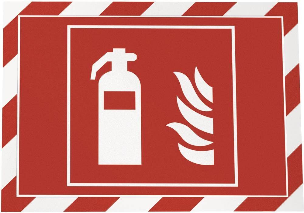 Durable Magnetrahmen SECURITY A4 rot/weiß selbstklebend Produktbild Durable Magnetrahmen SECURITY A4 rot/weiß selbstklebend