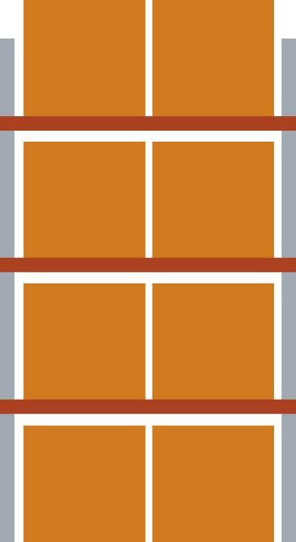Meta Palettenregal komplett Anbaufeld 1000kg 3300 x 1100 x 2700 mm Meta Palettenregal komplett Anbaufeld 1000kg 3300 x 1100 x 2700 mm