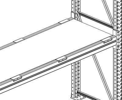 Meta Spanplattenboden 2225 x 1100 x 19 mm für Großfachregal Multipal Produktbild Meta Spanplattenboden 2225 x 1100 x 19 mm für Großfachregal Multipal bild 9