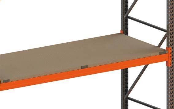 Meta Spanplattenboden 2700 x 800 x 38 mm mit Z BLech für Großfachregal Multipal Produktbild Meta Spanplattenboden 2700 x 800 x 38 mm mit Z BLech für Großfachregal Multipal