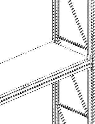 Meta Spanplattenboden 2700 x 800 x 38 mm mit Z BLech für Großfachregal Multipal Produktbild Meta Spanplattenboden 2700 x 800 x 38 mm mit Z BLech für Großfachregal Multipal bild 9