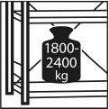 Meta Zusatzboden 1825 x 800 mm für Multipal Großfachregal Produktbild Meta Zusatzboden 1825 x 800 mm für Multipal Großfachregal bild 2