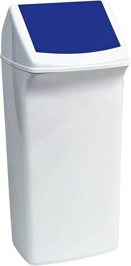Durable Müllbehälter 40 Liter mit blauem Deckel Produktbild Durable Müllbehälter 40 Liter mit blauem Deckel