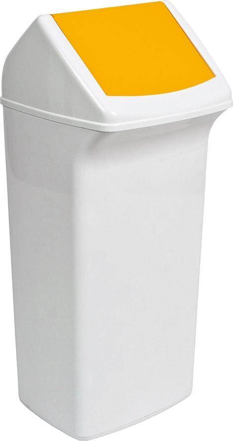 Durable Müllbehälter 40 Liter mit gelbem Deckel Produktbild Durable Müllbehälter 40 Liter mit gelbem Deckel