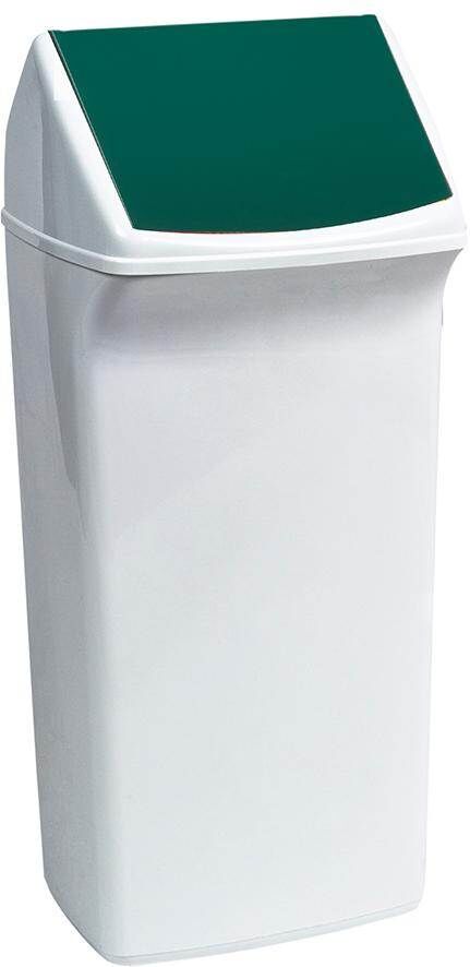 Durable Müllbehälter 40 Liter mit grünem Deckel Produktbild Durable Müllbehälter 40 Liter mit grünem Deckel