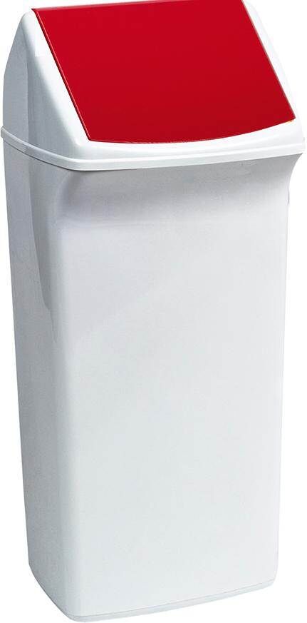 Durable Müllbehälter 40 Liter mit rotem Deckel Durable Müllbehälter 40 Liter mit rotem Deckel
