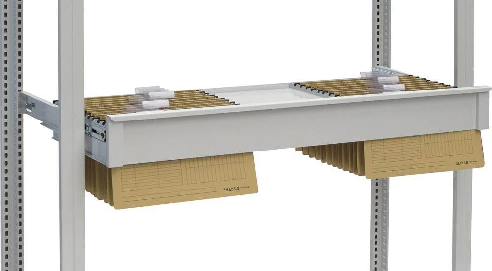 Hofe Hängemappenauszug 1000 x 300 mm Orion Plus HK01060 RAL 7035 Produktbild Hofe Hängemappenauszug 1000 x 300 mm Orion Plus HK01060 RAL 7035