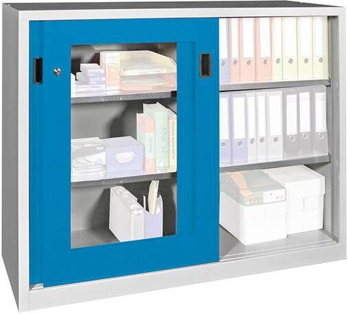 Pavoy Schiebetürenschrank 1500x500x1200mm Trennwand Sichtfenster Produktbild Pavoy Schiebetürenschrank 1500x500x1200mm Trennwand Sichtfenster