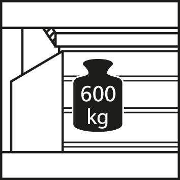 Pavoy Schiebetürenschrank 2000x600x1200mm Böden gepulvert Sichtfenster Pavoy Schiebetürenschrank 2000x600x1200mm Böden gepulvert Sichtfenster