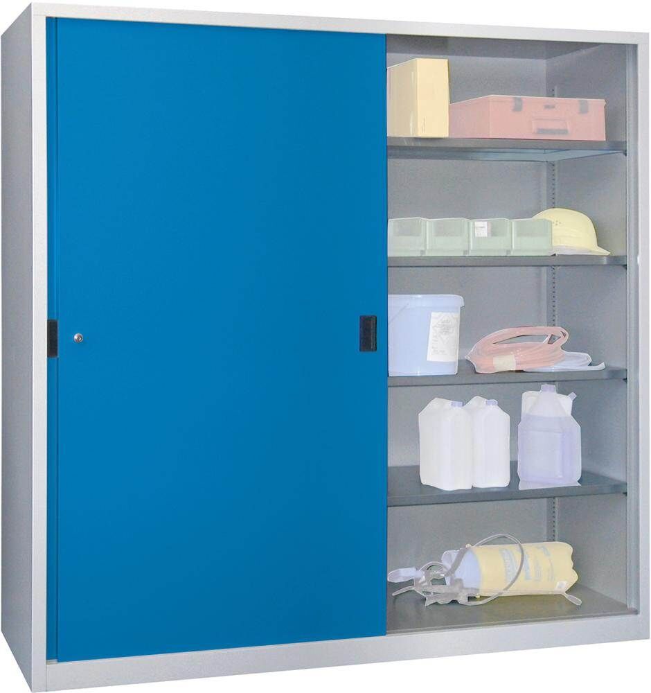 Pavoy Schiebetürenschrank 2000x500x19500mm Vollblechtüren Mitteltrennwand Produktbild Pavoy Schiebetürenschrank 2000x500x19500mm Vollblechtüren Mitteltrennwand