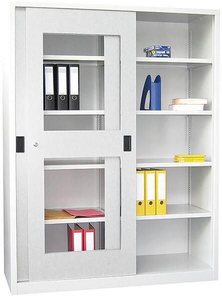 Pavoy Schiebetürenschrank 4 Einlegeböden je 80 kg Last 1500 x 1950 mm Produktbild Pavoy Schiebetürenschrank 4 Einlegeböden je 80 kg Last 1500 x 1950 mm
