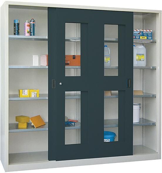 Pavoy Schiebetürenschrank Traglast Gehäuse 600 kg 2000 x 400 x 1950 mm Pavoy Schiebetürenschrank Traglast Gehäuse 600 kg 2000 x 400 x 1950 mm