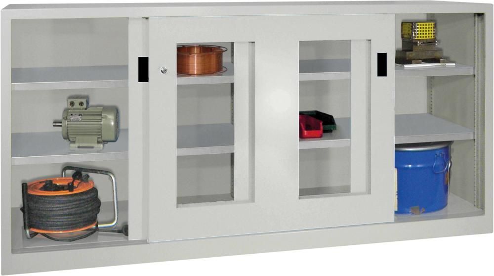 Pavoy Schwerlastschrank Breite 2000 mm mit Trennwand und Fenster Produktbild Pavoy Schwerlastschrank Breite 2000 mm mit Trennwand und Fenster