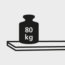Pavoy Schwerlastschiebetürenschrank Breite 1500 mm verzinkt RAL 7035 5012