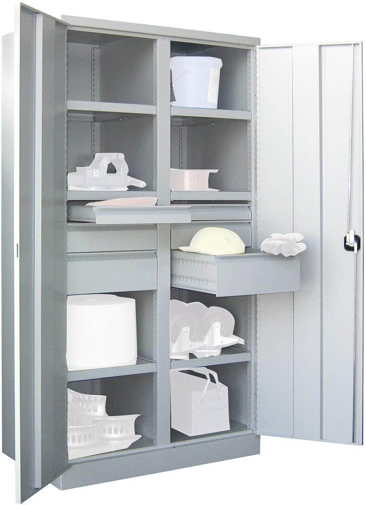 Pavoy Schwerlastschrank 1040x630x1950mm 6x Schubladen 6x Böden Traglast 1300kg Produktbild Pavoy Schwerlastschrank 1040x630x1950mm 6x Schubladen 6x Böden Traglast 1300kg