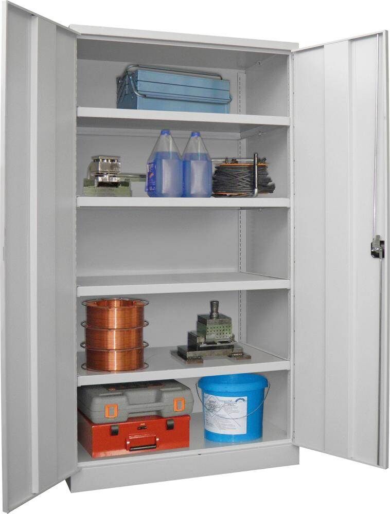 Pavoy Schwerlastschrank 1040x630x1950mm 4x Böden Traglast 1300kg Produktbild Pavoy Schwerlastschrank 1040x630x1950mm 4x Böden Traglast 1300kg