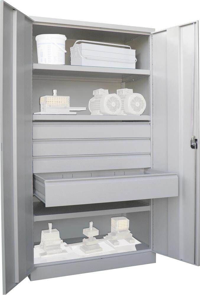 Pavoy Schwerlastschrank 1040 x 630 x 1950 mm 4 x Schubladen Traglast 1300 kg Produktbild Pavoy Schwerlastschrank 1040 x 630 x 1950 mm 4 x Schubladen Traglast 1300 kg