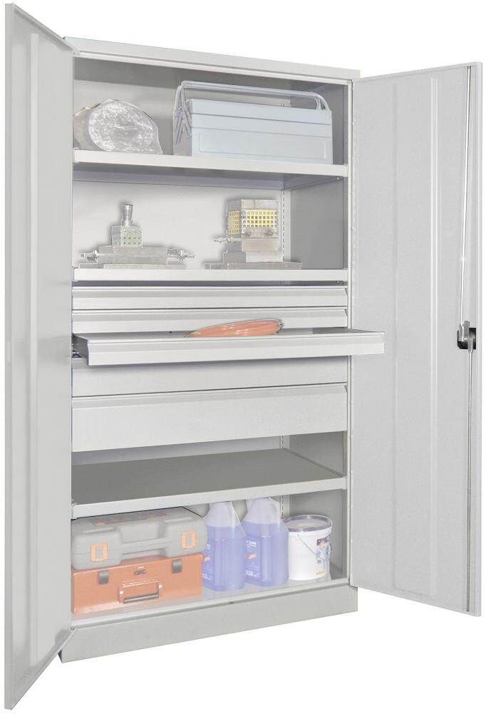 Pavoy Schwerlastschrank 1040 x 630 x 1950 mm 3 Böden Traglast 1300 kg Produktbild Pavoy Schwerlastschrank 1040 x 630 x 1950 mm 3 Böden Traglast 1300 kg