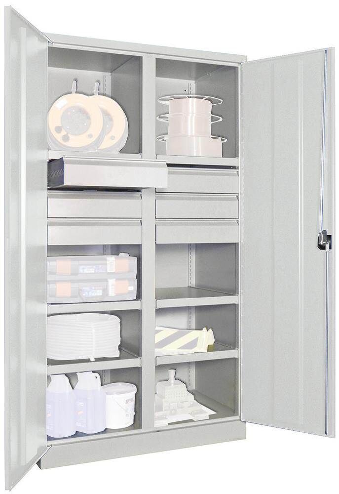 Pavoy Schwerlastschrank 1040 x 630 x 1950 mm 6 Schubladen Traglast 1300 kg Produktbild Pavoy Schwerlastschrank 1040 x 630 x 1950 mm 6 Schubladen Traglast 1300 kg