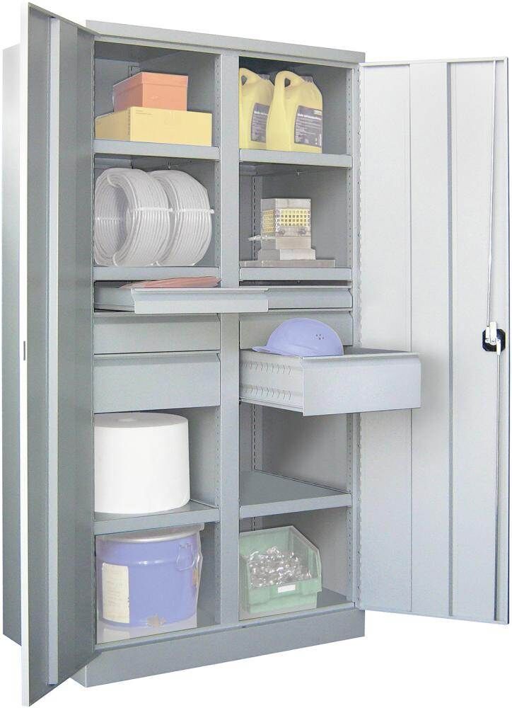 Pavoy Schwerlastschrank 1040 x 630 x 1950 mm 6 Böden Traglast 1300 kg Produktbild Pavoy Schwerlastschrank 1040 x 630 x 1950 mm 6 Böden Traglast 1300 kg