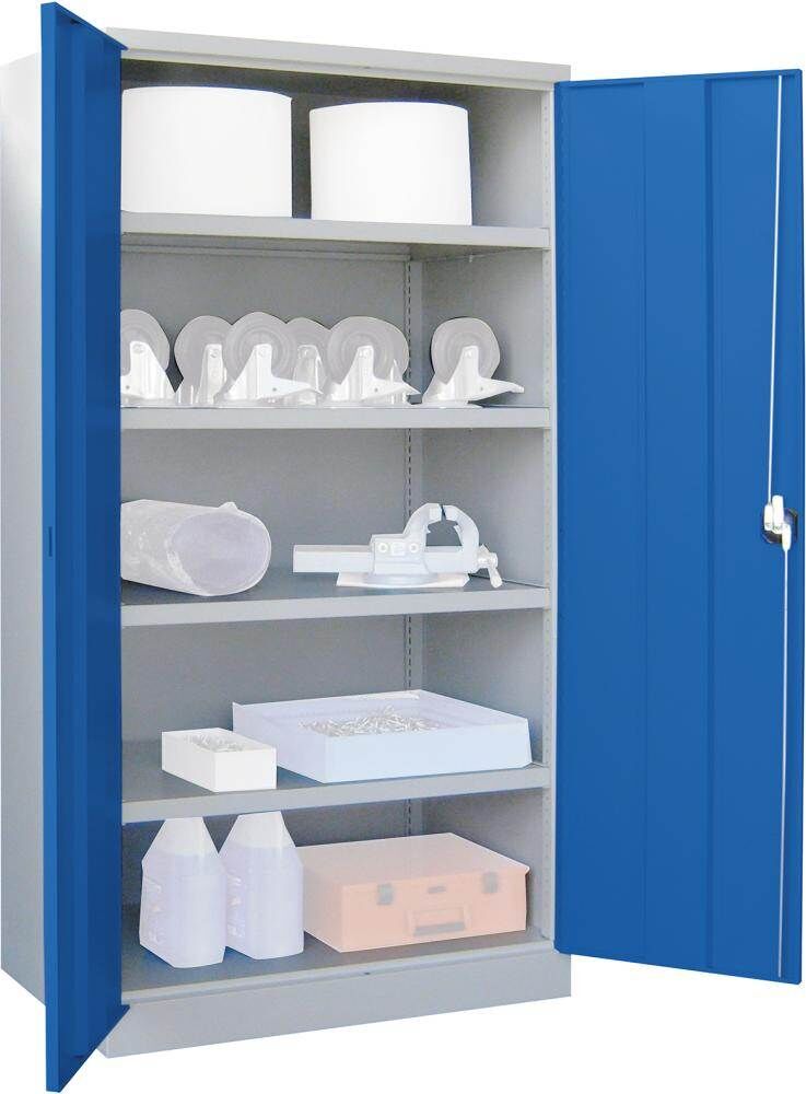 Pavoy Schwerlastschrank 1040x630x1950mm lichtgrau ohne Trennwand Produktbild Pavoy Schwerlastschrank 1040x630x1950mm lichtgrau ohne Trennwand