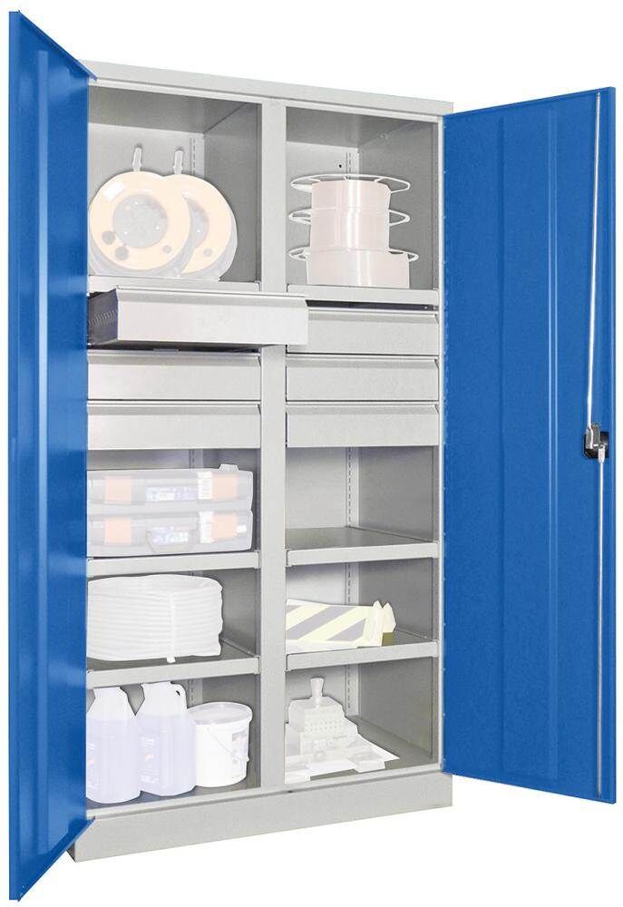 Pavoy Schwerlastschrank 1040 x 630 x 1950 mm Drehgriff mit 6 Böden Produktbild Pavoy Schwerlastschrank 1040 x 630 x 1950 mm Drehgriff mit 6 Böden