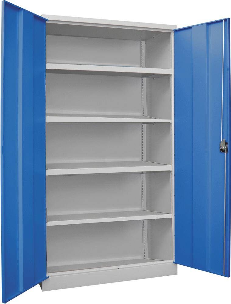 Pavoy Schwerlastschrank 1040x630x1950mm Drehgriff ohne Trennwand 4 Böden Produktbild Pavoy Schwerlastschrank 1040x630x1950mm Drehgriff ohne Trennwand 4 Böden