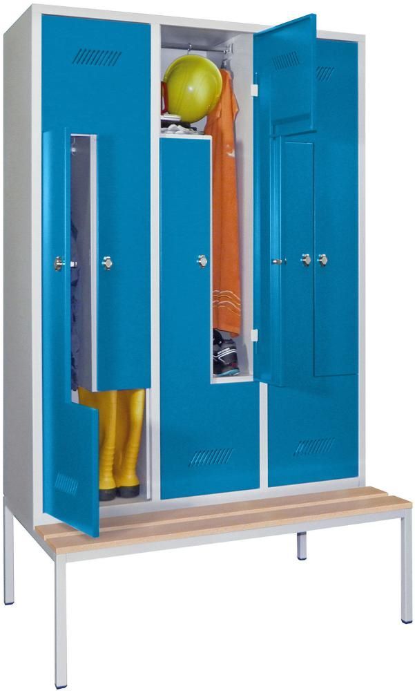 Pavoy Garderobenschrank mit Kleiderstangen 1200 x 500 bis 800 x 1200 mm Produktbild Pavoy Garderobenschrank mit Kleiderstangen 1200 x 500 bis 800 x 1200 mm