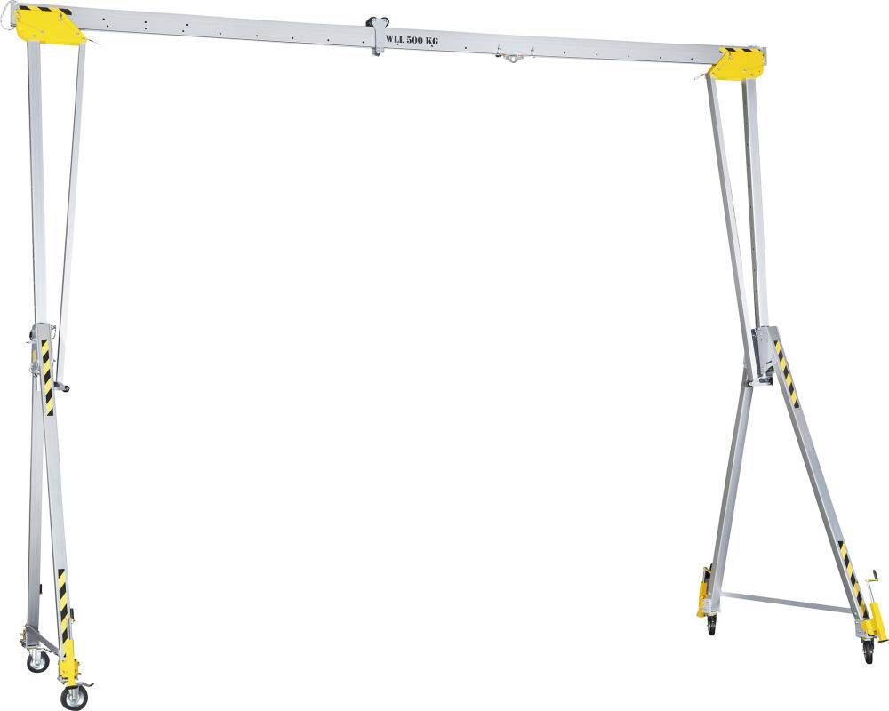 Planeta Alu Portalkran RLPK-L-3 fahrbar und klappbar 1500 kg Produktbild Planeta Alu Portalkran RLPK-L-3 fahrbar und klappbar 1500 kg