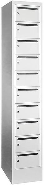 Pavoy Verteilerschrank 300 x 500 x 1850 mm 10 Fächer RAL 7035 Produktbild Pavoy Verteilerschrank 300 x 500 x 1850 mm 10 Fächer RAL 7035